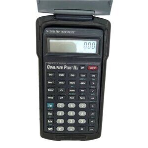 Calculated Industries Qualifier Plus IIx Real Estate Calculator Case